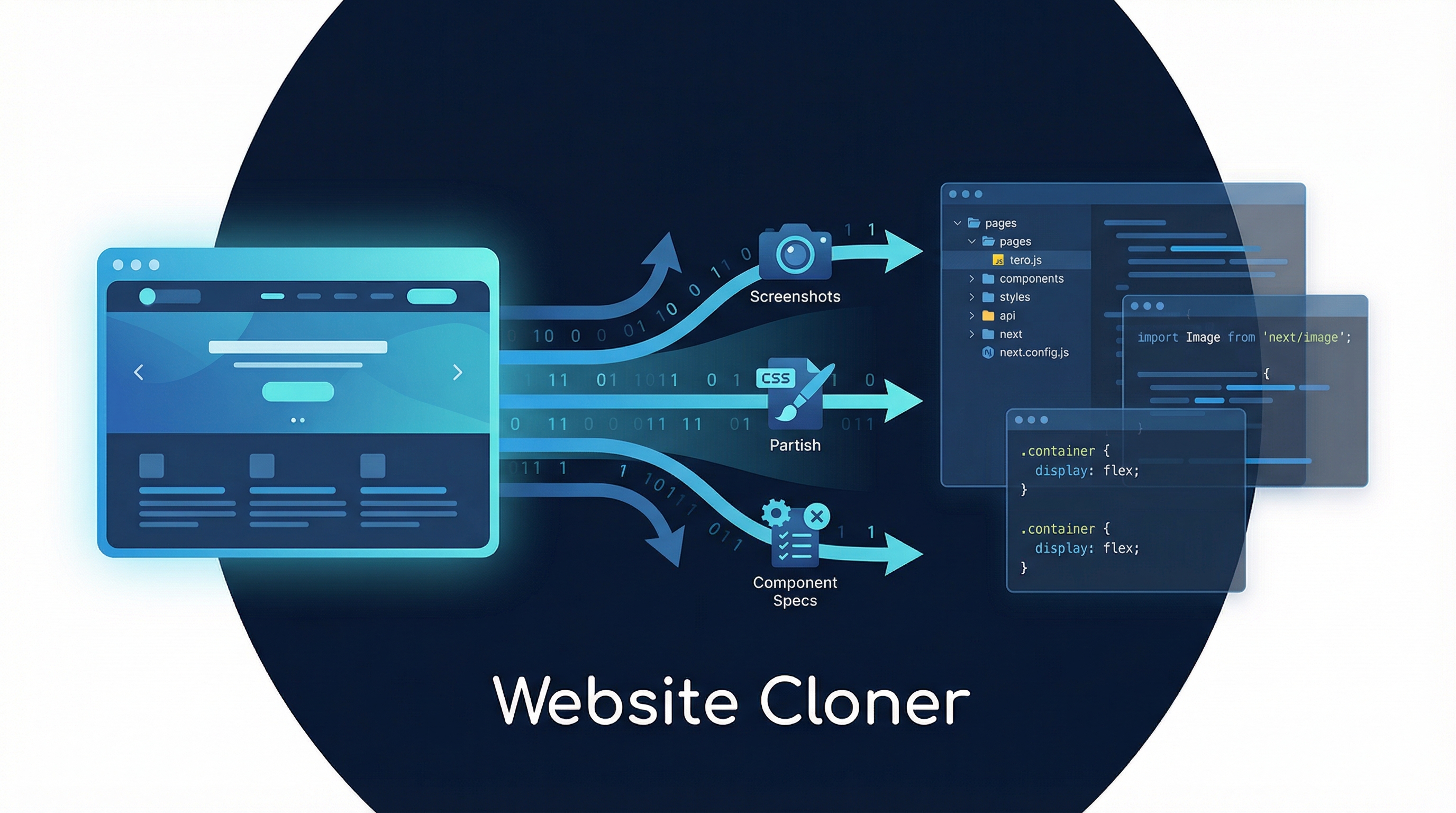 AI Website Cloner — Reverse-Engineer Any Site Into Clean Next.js Code