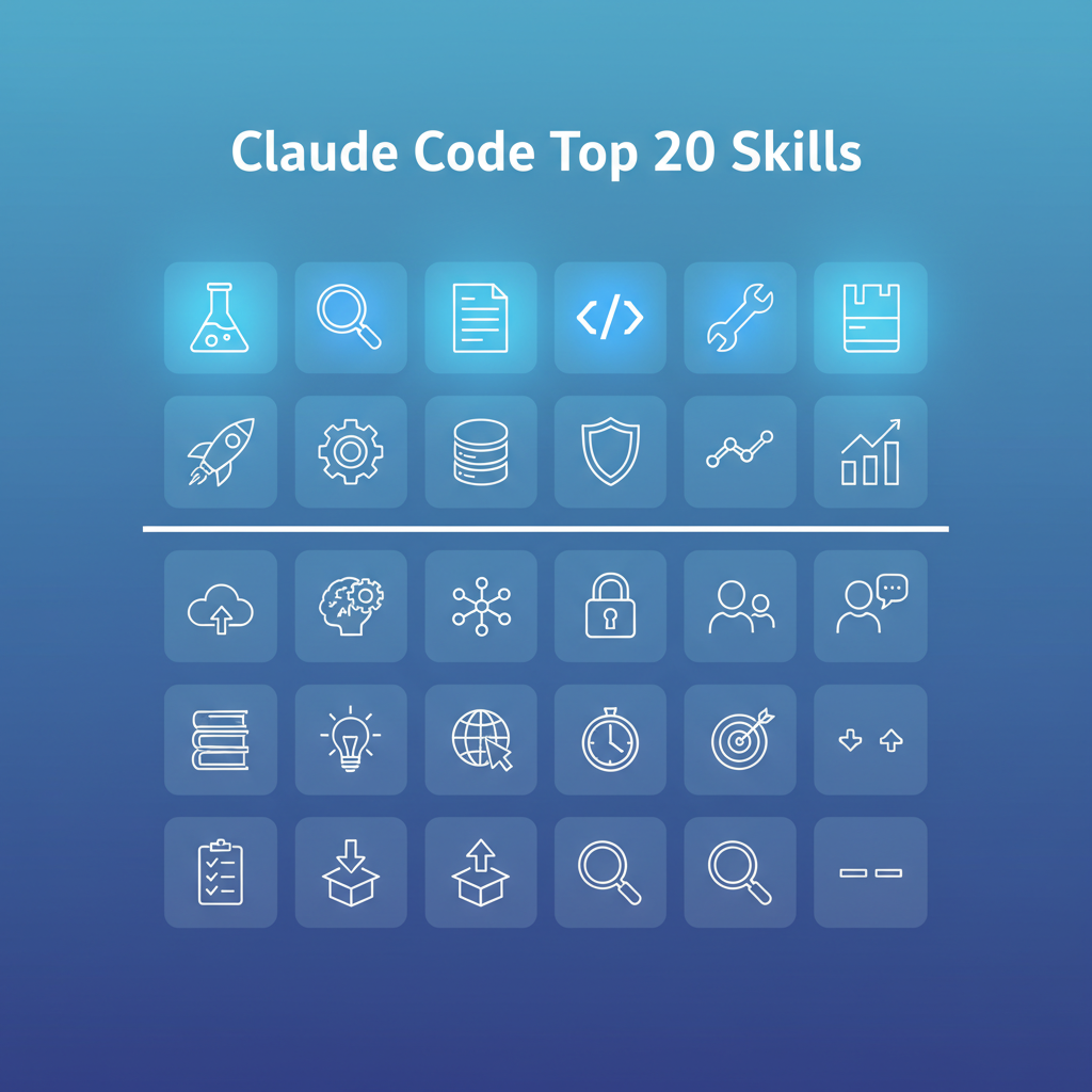 Claude Code 必装/进阶十大 Skill — A Community-Curated Map of 20 Power Skills