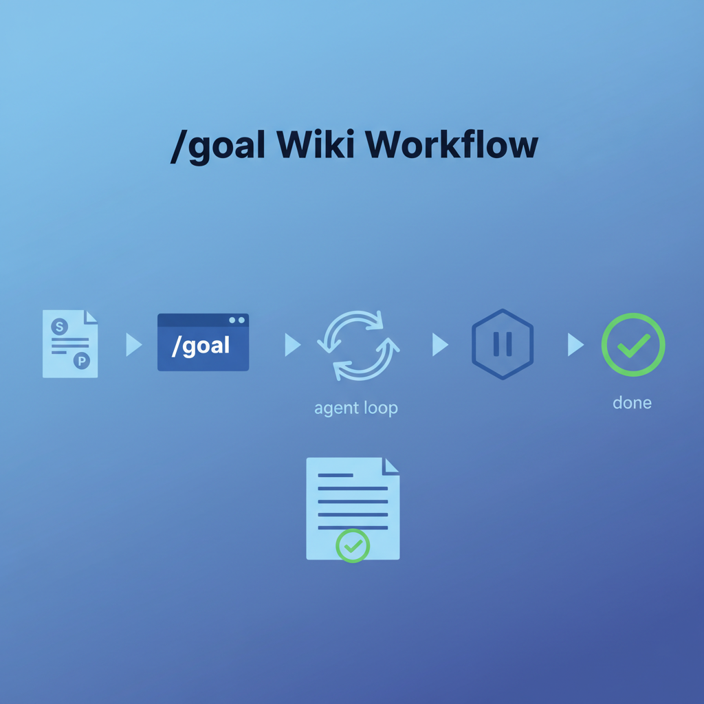 Using /goal for Wiki Management — Spec-Driven Autonomous Wiki Sessions