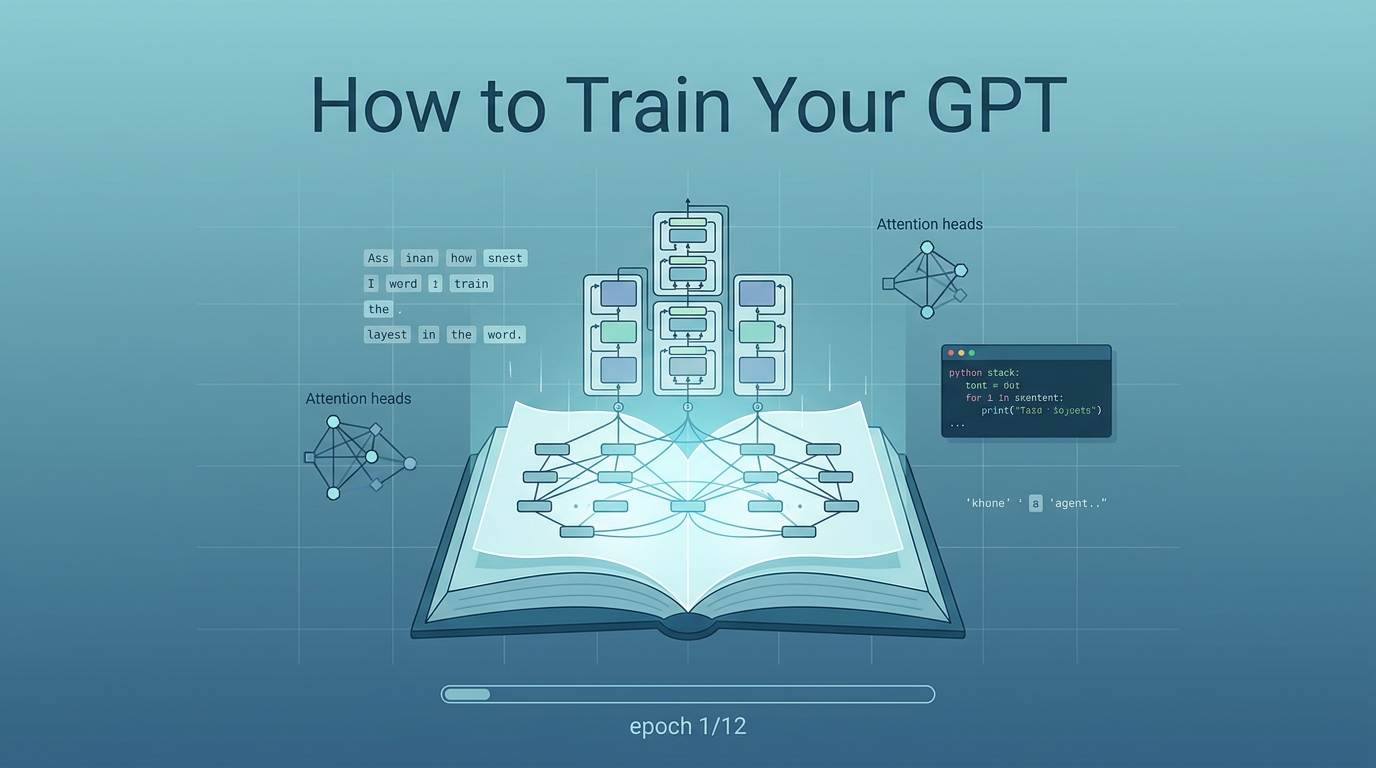How to Train Your GPT — Interactive ML Textbook for Building a 151M-Parameter LLM from Zero
