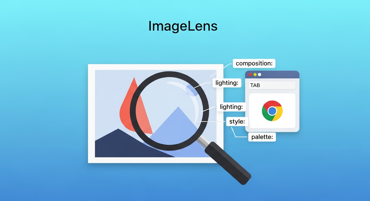 ImageLens — Chrome Extension That Extracts AI-Editable Prompts from Any Web Image