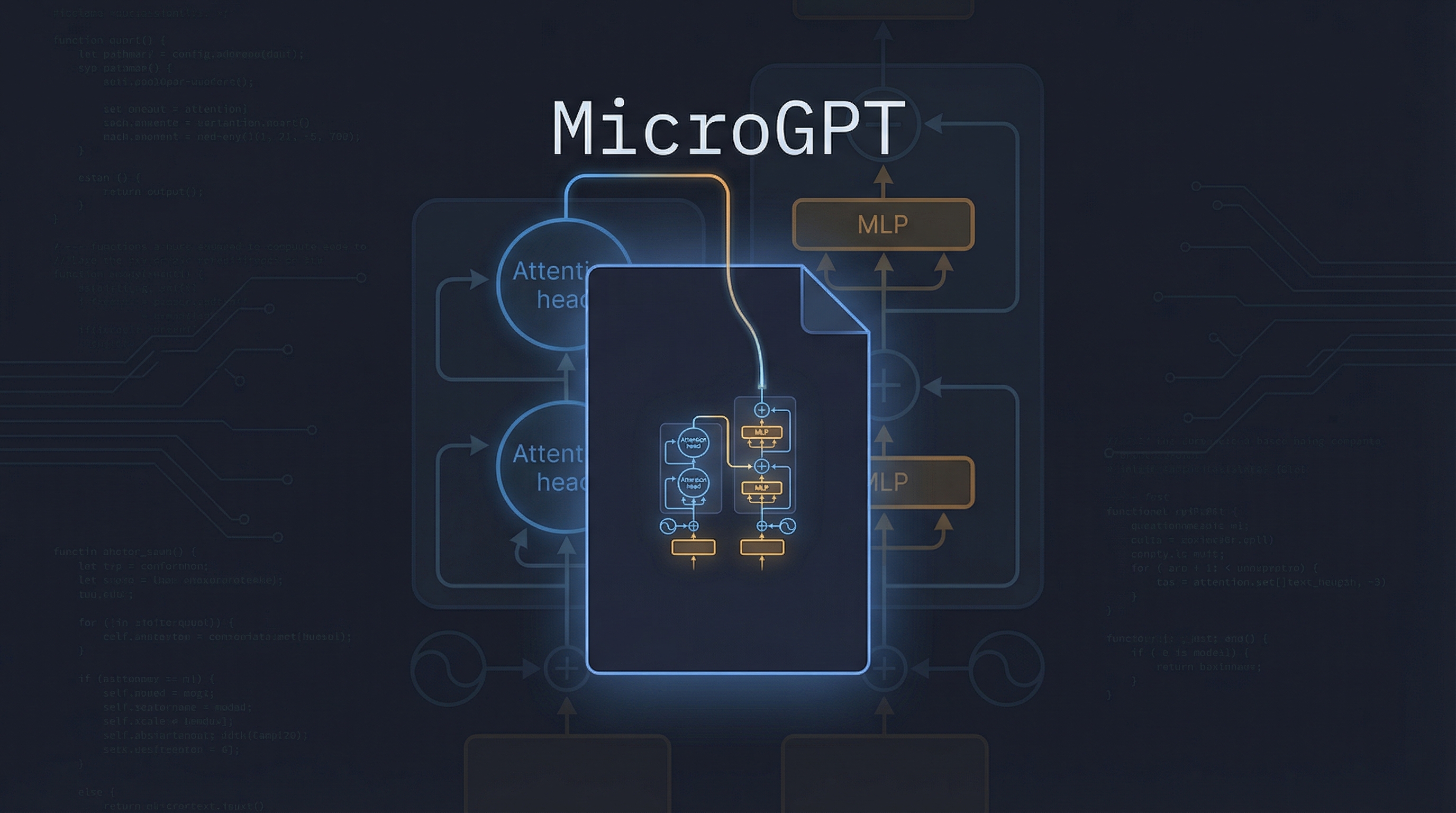 Karpathy's MicroGPT — A Complete GPT in 200 Lines of Pure Python