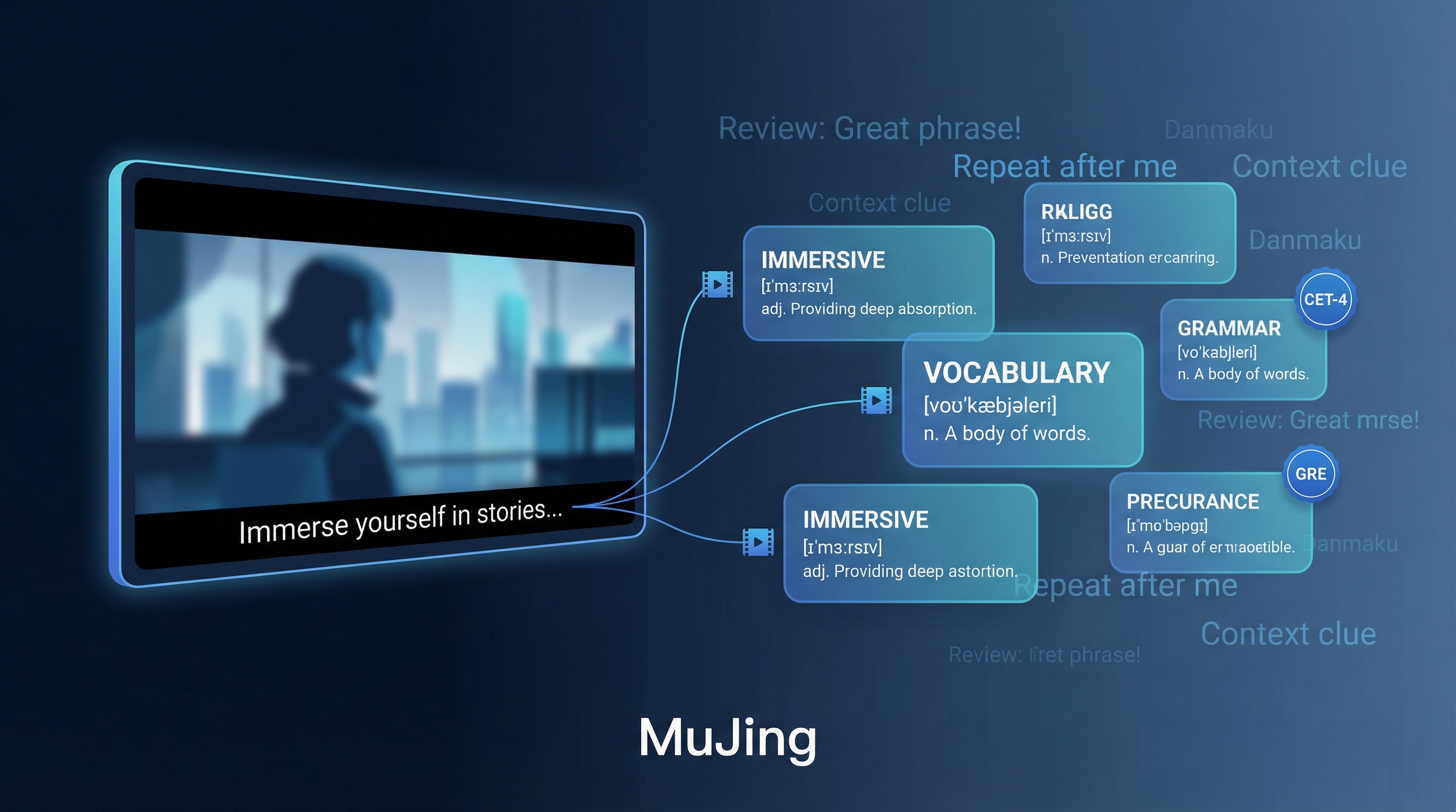 MuJing (幕境) — Learn English Vocabulary Through Movies and Real Context