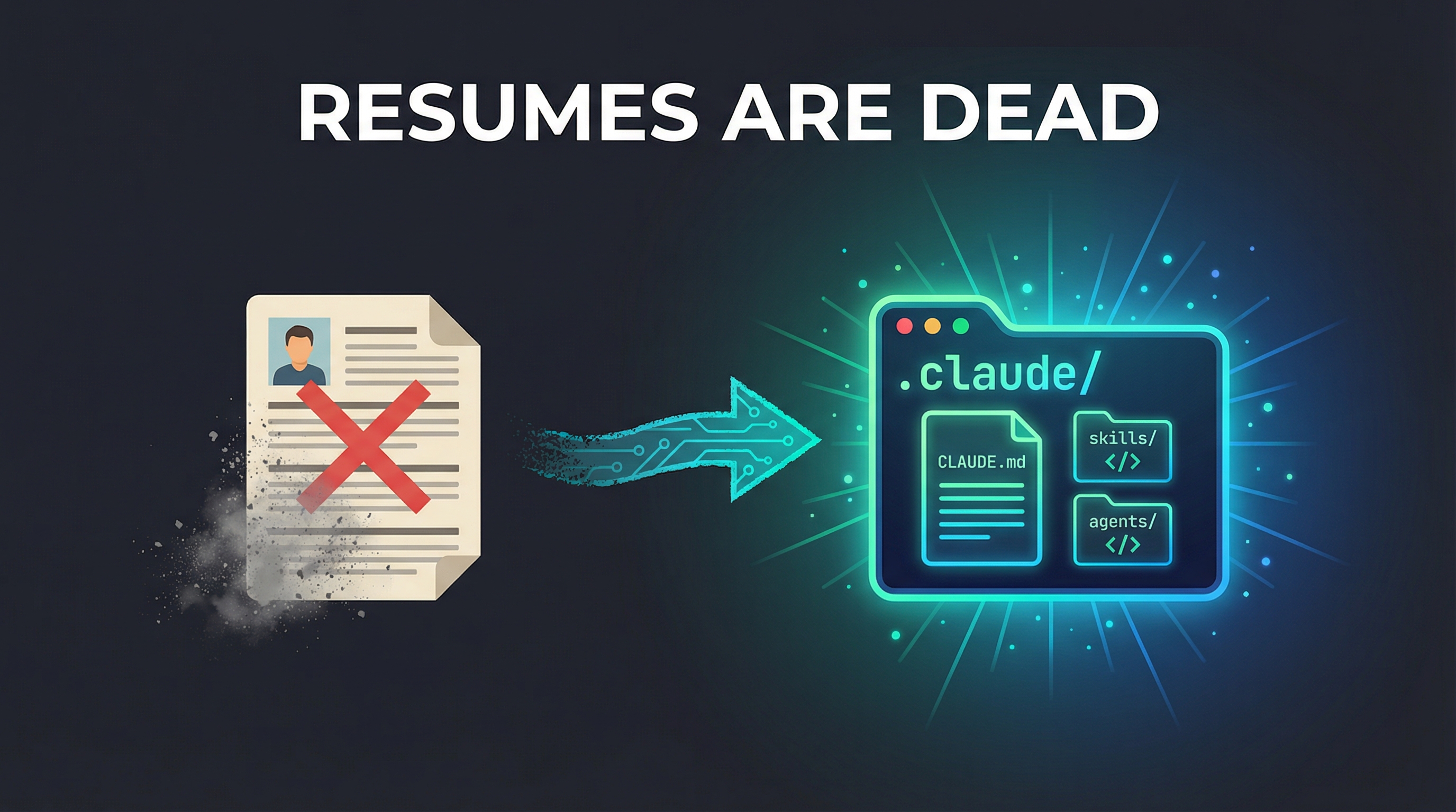 Resumes Are Dead — Your .claude/ Folder Is Your New Career Card