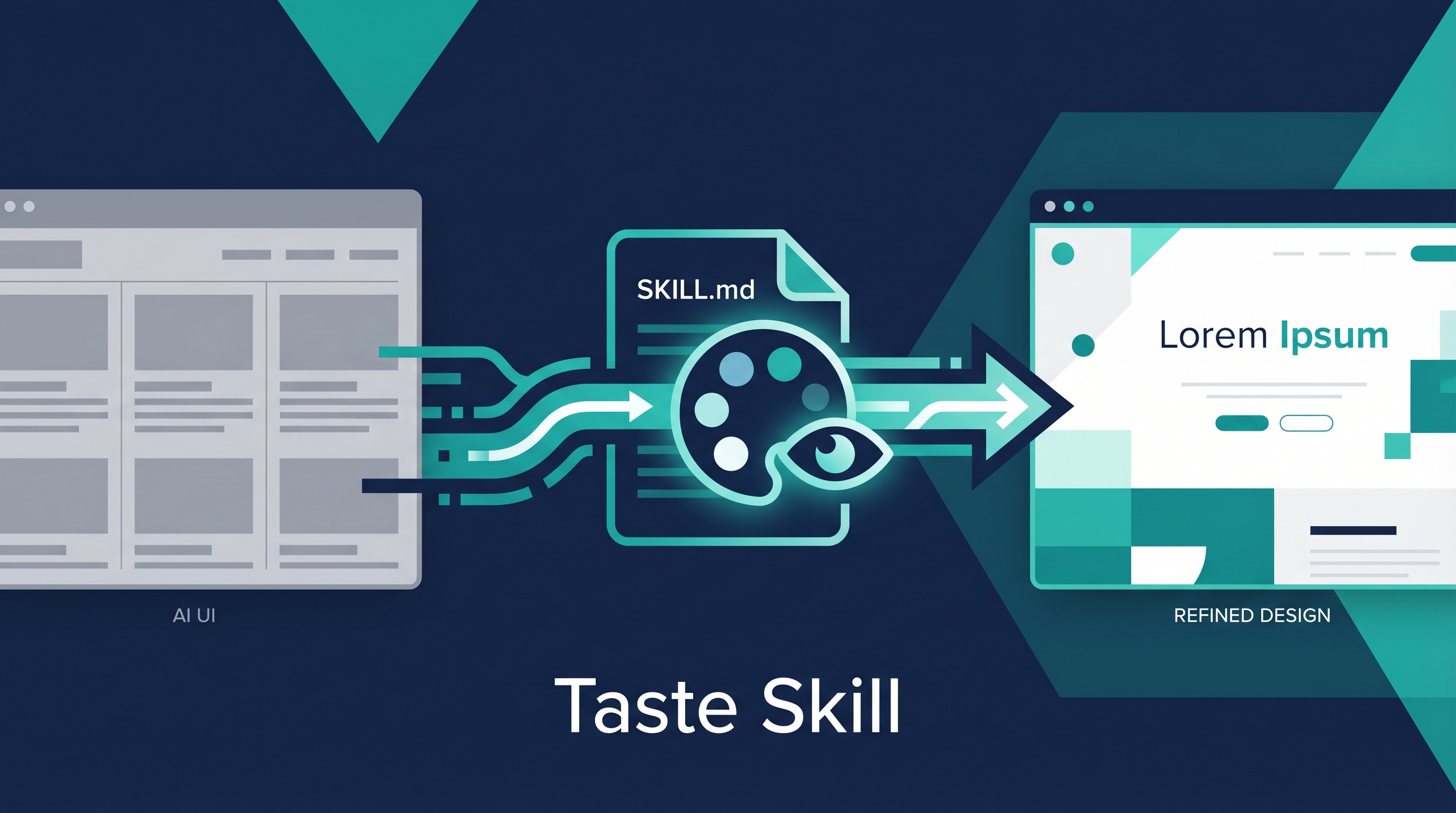 Taste Skill — Teaching AI Agents Design Taste for Frontend Code