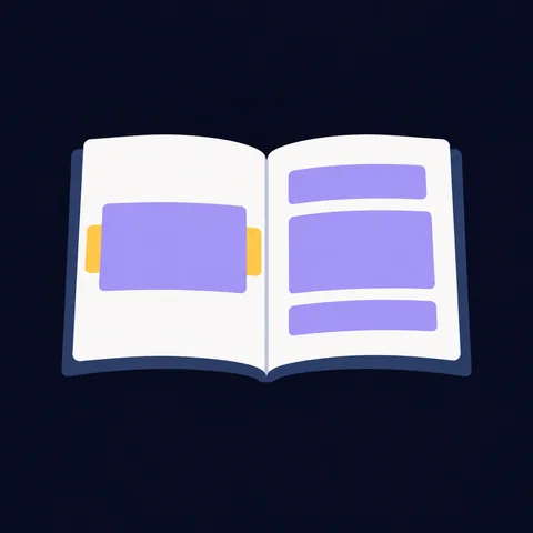 AI-generated illustration: a department newsletter with one paragraph highlighted.